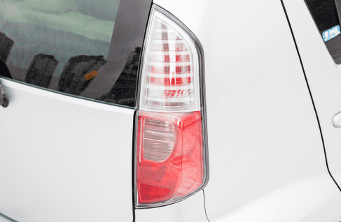 Tail lamp white car